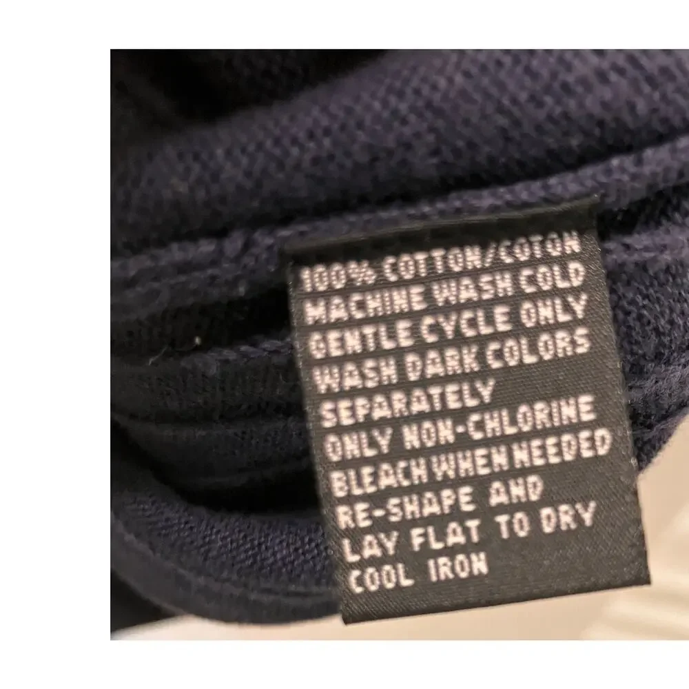 GREG NORMAN Medium GOLF Sweater Vest Navy‎ BLUE V NECK Preppy Knit MENS